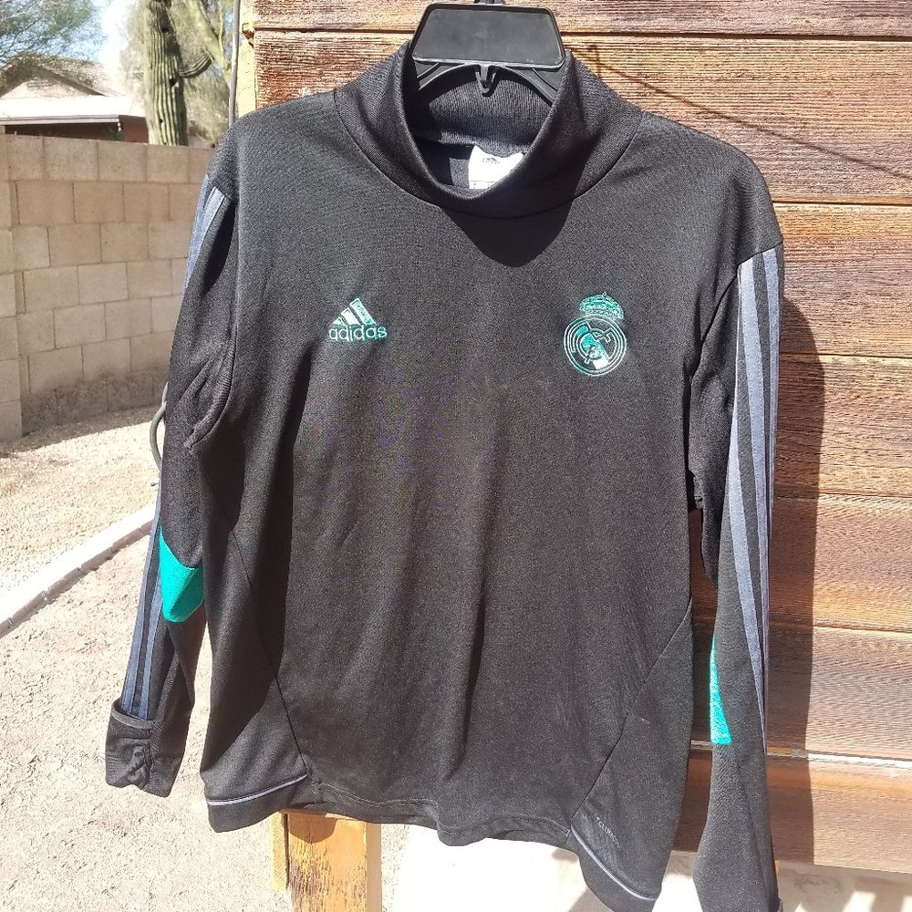 Adidas Real Madrid Mock neck Jersey M. psg ronaldo cr7